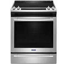 6.4 Cu. Ft. Slide-In Electric Range With True Convection In Fingerprint Resistant Stainless Steel