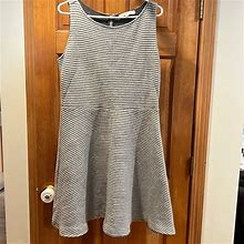 Loft Dresses | Ann Taylor Loft Grey Dress Size 12 . | Color: Gray | Size: 12