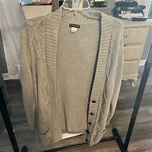 Venus Sweaters | Waffle Knit Sweater Size L | Color: Gray | Size: L