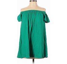 ASOS Casual Dress: Green Solid Dresses - Women's Size 0