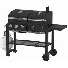 Expert Grill 3 Burner Gas And Charcoal Combo Grill