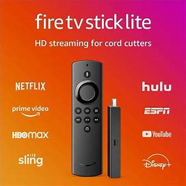 Amazon Fire Tv Stick Lite Media Streamer - Black (B091g4yp57)