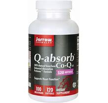 Jarrow Formulas, Inc. Ubiquinone Co-Q10 Q-Absorb Supplement Vitamin | 100 Mg | 120 Soft Gels