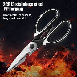 Stainless Steel Kitchen Shears Heavy Duty Scissors For Meat Fish Chicken Bone