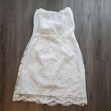 Undefined Dresses | Lace Dress | Color: White | Size: M