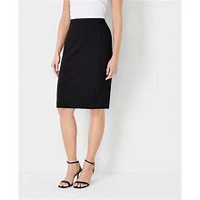 Ann Taylor The Tall Seamed Pencil Skirt In Seasonless Stretch Size 18 Core Black Women's