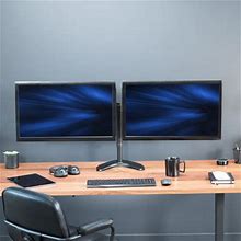 Vivo Dual Monitor Desk Stand Mount, STAND-V032F Series In Black | 18 H X 33 W In | Wayfair B102d5f5ddb48116556dd65766ffeaf4