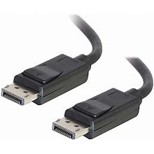 C2G 54402 10' Displayport Male/Male Cable With Latches, Black