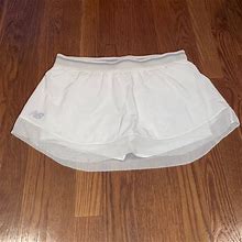 New Balance Shorts | New Balance White Tennis Skort | Color: Gray/White | Size: M