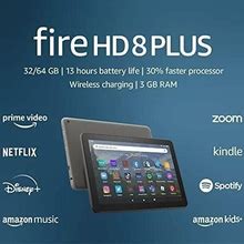 Amazon Fire HD8 PLUS 32GB Tablet WIFI Used