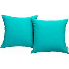 Modway Convene Two Pc Outdoor Patio Pillow Set, Turquoise - Eei-2001-Trq