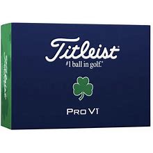 NEW 2023 Titleist Pro V1 17 Shamrock Limited Edition Golf Balls - 6 Pack