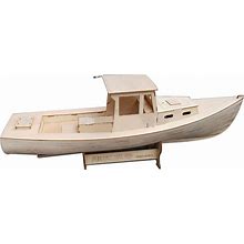 DIY Fishing Boat Wooden Assembled Ship Model Kit