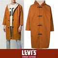 Levi's Men's Size L Vintage Clothing 1940'S Parka Jacket Coat Rust