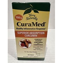 Terry Naturally Curamed Curcumin 750Mg, 30 SGLES FIGHT INFLAMMATION - EXP 03/25