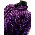 Chadwicks Womens Chadwick's Purple Patterned Shirt Blouse L Sleeve Size 1X - Women | Color: Purple | Size: 1X