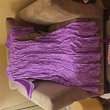 Alex Evenings Dresses | Purple Lace Dress | Color: Purple | Size: 14W