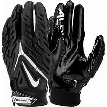 Mens Nike Superbad 6.0 Black / White Football Receiver Gloves Size Medium NEW