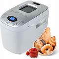 Patioer 3.5LB Bread Maker Machine 15-In-1 Automatic Bread Machine With Dual Kneading Paddles Breadmaker With Touch Panel&LCD Display,Gluten Free