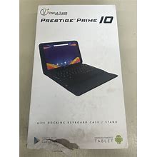 DMG BOX - Visual Land Prestige RED 10.1"" Quad Core Tablet 16GB W/ Keyboard Case