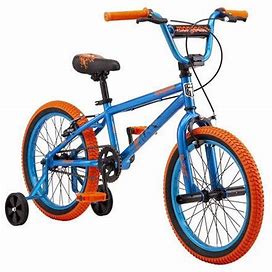 Mongoose Burst Kids Bike, Single Speed, 18-Inch Wheels, Blue