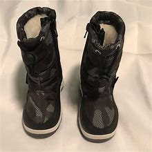 Apakowa Shoes | Apakowa New Kids Boys Cold Weather Snow Boots | Color: Black/White | Size: 6Bb