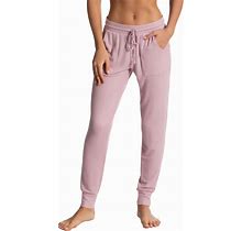 Midnight Bakery Women's Blair Hacci Jogger Pajama Pants - Pink - Size M