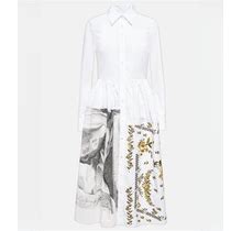Erdem, Sutton Printed Cotton Shirt Dress, Women, White, US 2, Dresses