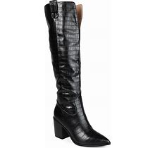 Journee Collection Therese Boot | Women's | Black | Size 8 | Boots | Cowboy & Western