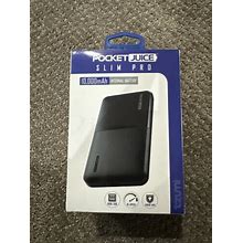 Tzumi Pocket Juice Slim Pro Portable Power Bank Dual Port 20,000 Mah