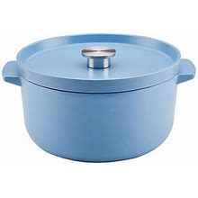 Kitchenaid Enameled Cast Iron 6-Qt. Dutch Oven | Blue | One Size | Cookware Dutch Ovens | Oven Safe|Enameled|Stain Resistant