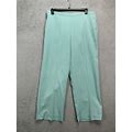 Alfred Dunner Pants Womens 16 Green Classic Fit Elastic Waist Wide-Leg Ankle NEW. Alfred Dunner. Green. Pants.