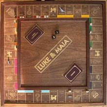 Bespoke, Luxury Wooden Monopoly Board