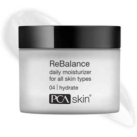 PCA SKIN Rebalance Daily Face Moisturizer - Moisturizing Facial Cream With Antioxidants & Hydrating Niacinamide For Normal/Sensitive Skin (1.7 Oz)