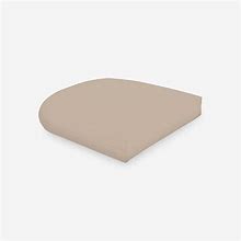 Contoured Chair Cushion - Antique Beige, 16 in. X 15 In., Size 16 X 15, Sunbrella | The Company Store