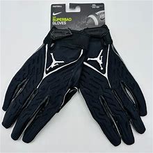Nike Men's Superbad Football Jordan Receiver Gloves Black DM0052-091 Size XXXL - New Sports & Outdoors | Color: Black | Size: S