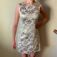 Ellison Dresses | Gold Metallic Dress | Color: Gold | Size: S