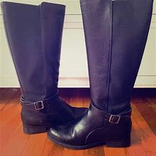 White Mountain Shoes | Wide Calf White Mountain Black Boots Size 6.5 | Color: Black | Size: 6.5
