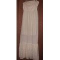 Maurices Strapless Dress Size M Medium Maxi Preowned