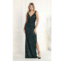 Formal Dress Shops Inc Sequin Dresses For Plus Size Black 18