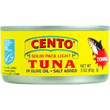 Cento Solid Packed Tuna In Olive Oil, 3-Ounce Cans (Pack Of 24)
