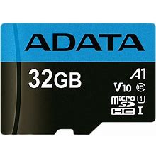 ADATA 32GB Premier Microsdhc UHS-I / Class 10 V10 A1 Memory Card With SD Adapter, Speed Up To 100MB/S (AUSDH32GUICL10A1-RA1)