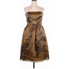 Talbots Cocktail Dress: Brown Dresses - Women's Size 16