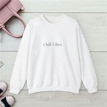 Chill Vibes Sweater, Over Sized Sweater, Women's Clothing