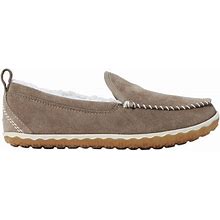 Women's Mountain Slippers, Moccasin Dark Cement 9 M(B), Suede Leather/Rubber | L.L.Bean