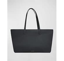 Mansur Gavriel Everyday Zip Leather Tote Bag, Black, Women's, Handbags & Purses Tote Bags & Totes