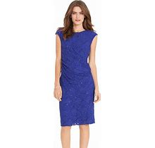 Lauren Ralph Lauren Dresses | Lauren Ralph Lauren Sequin Lace Sheath Dress | Color: Blue | Size: 12