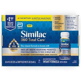 Similac 360 Total Care Advance Infant Formula, Ready To Feed (8 Fl. Oz., 24 Ct.)