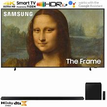 Samsung Black Qn75ls03ba 75 Inch The Frame Qled 4K Uhd Quantum Hdr Smart Tv Bundle With Hw-S800b 3.2.1Ch Soundbar (Black) With Wireless Dolby Atmos Dt