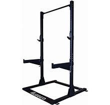 Rugged Strength & Fitness Commercial Half Rack, 1000 Lb Capacity